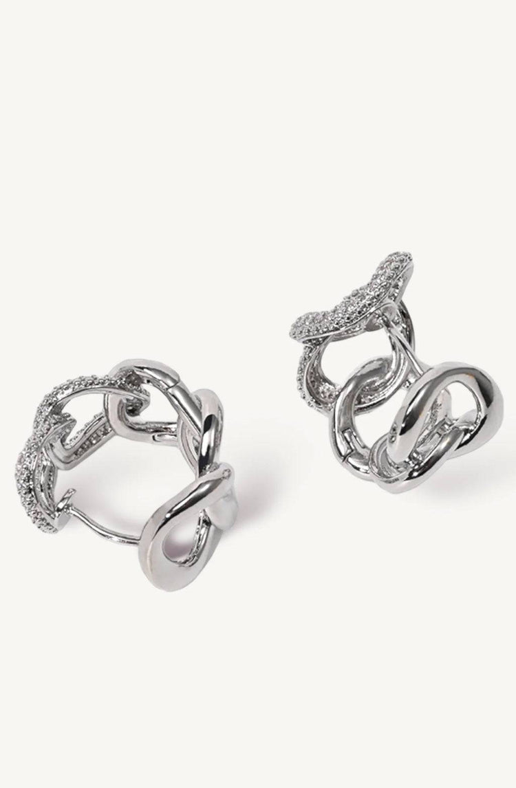 Verlina Hoop Earrings / Silver