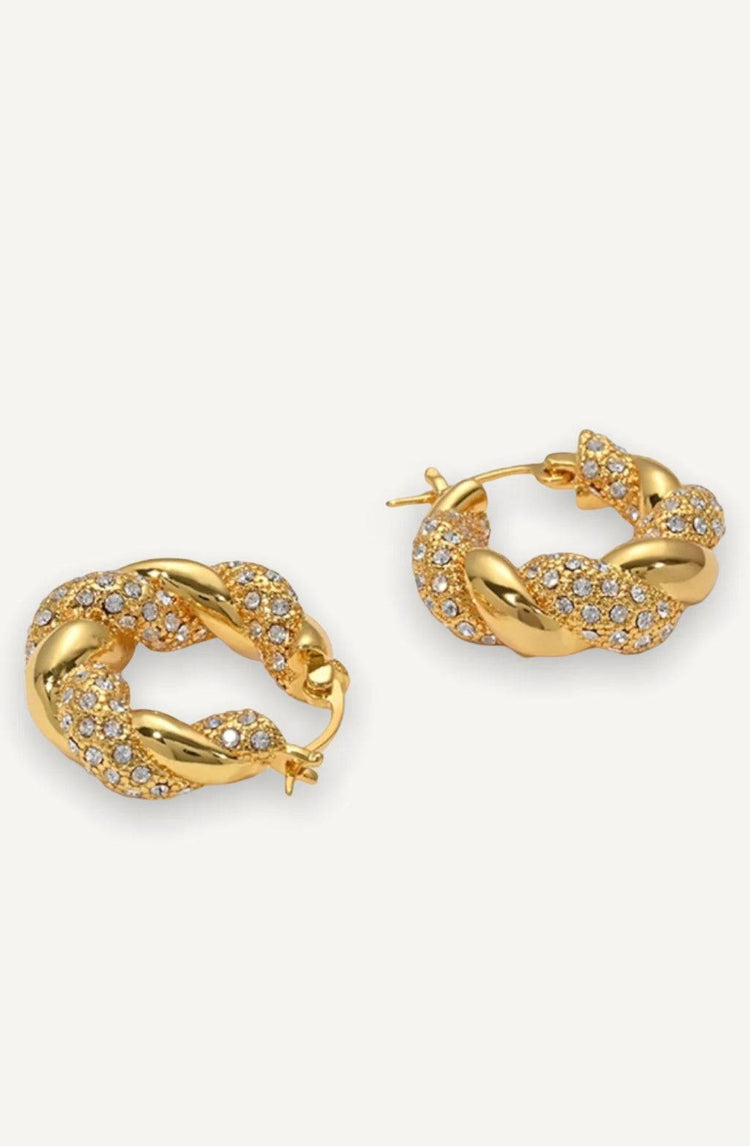Lucia Twisted Earrings / Gold