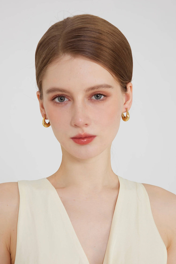 Small Oval Hoops