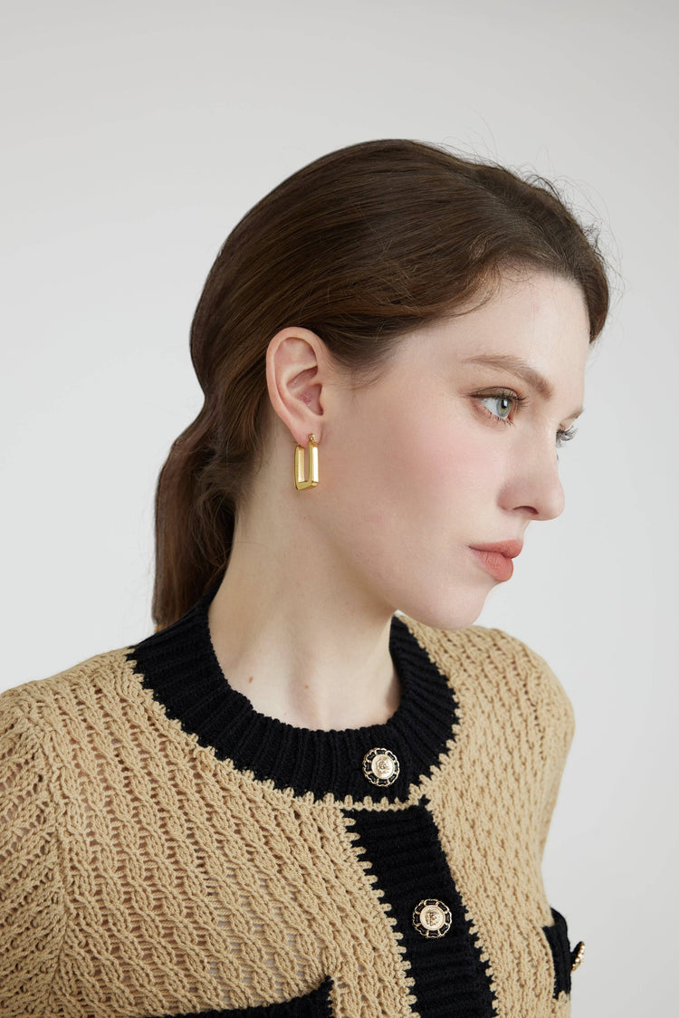 Square Hoop Earrings