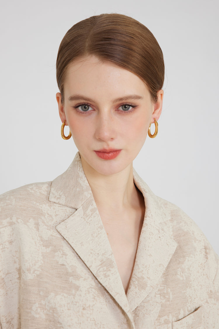 Maya Hoop earrings