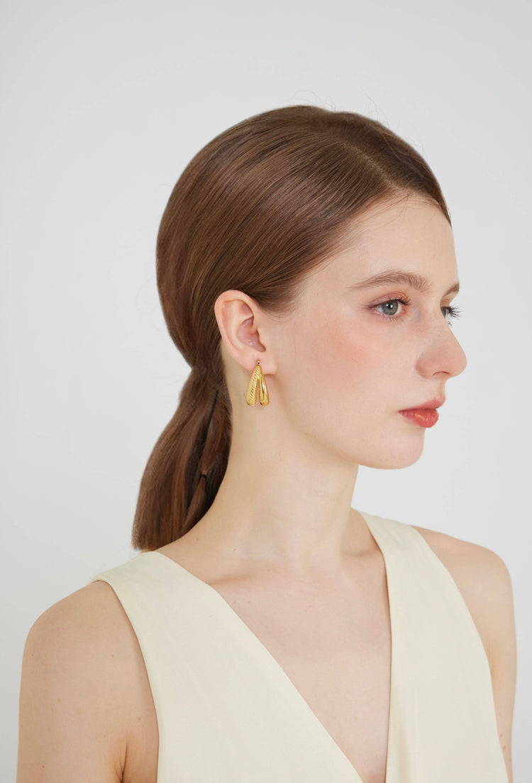 Chunky Oval Hoops