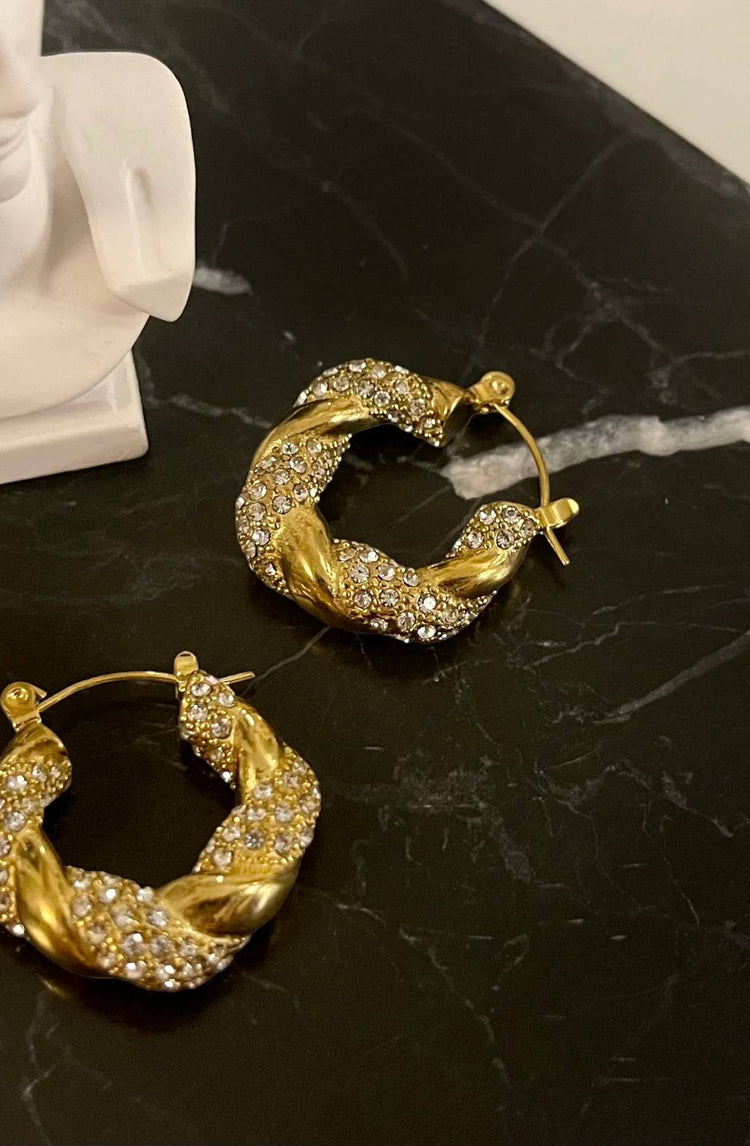 Lucia Twisted Earrings / Gold