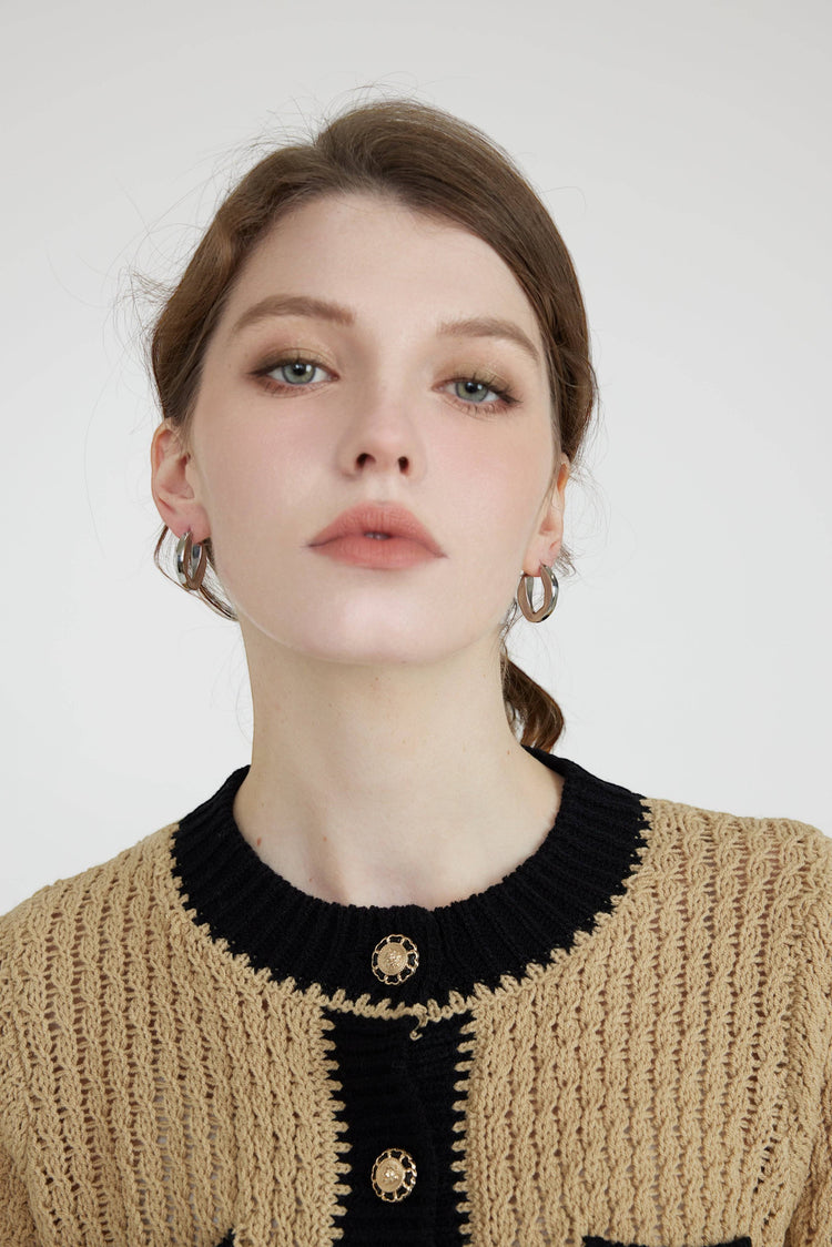 Caelia Medium Hoops / Silver
