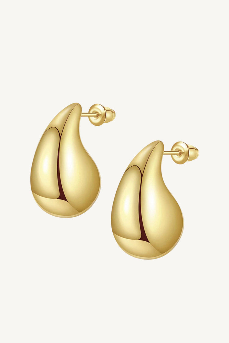 Dome earrings / gold