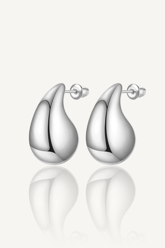 Dome earrings / Silver