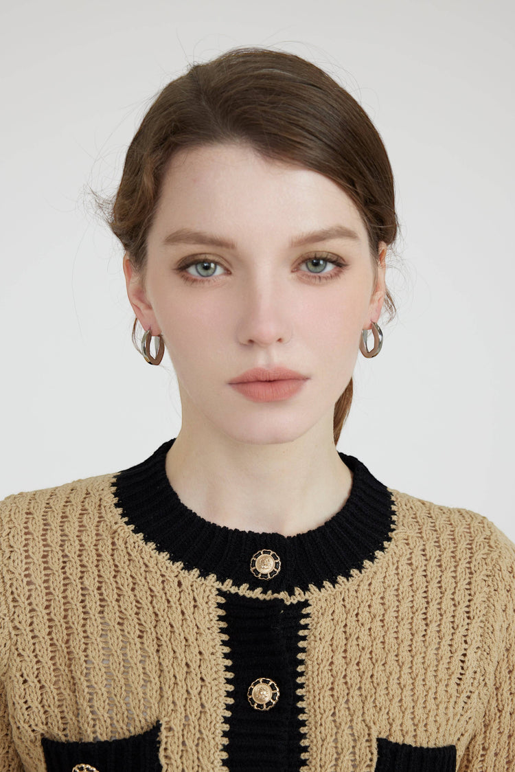 Caelia Medium Hoops / Silver