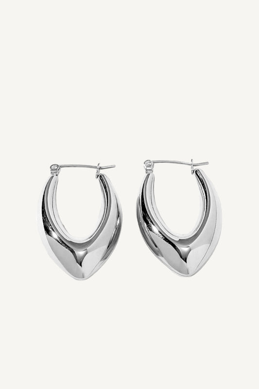 Percy hoops / Silver