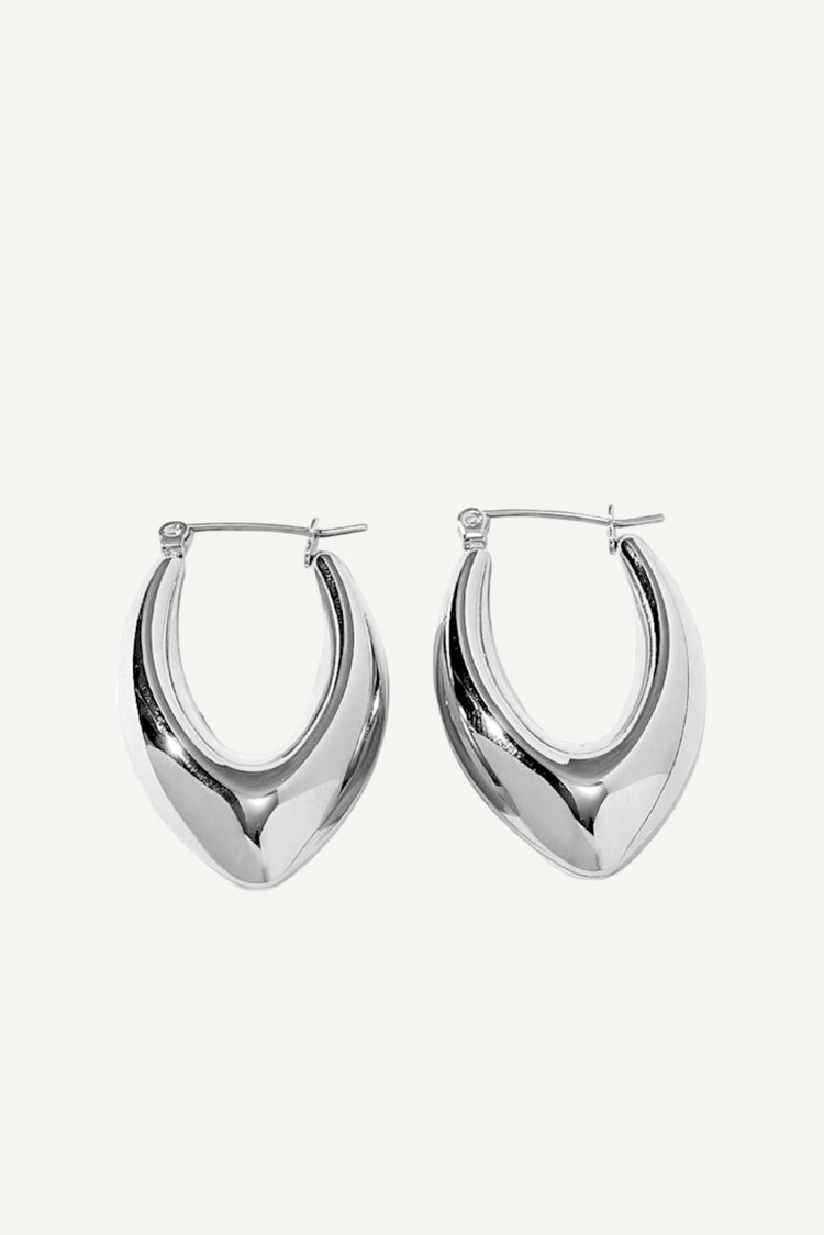 Percy hoops / Silver