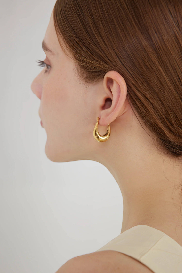 Small Oval Hoops