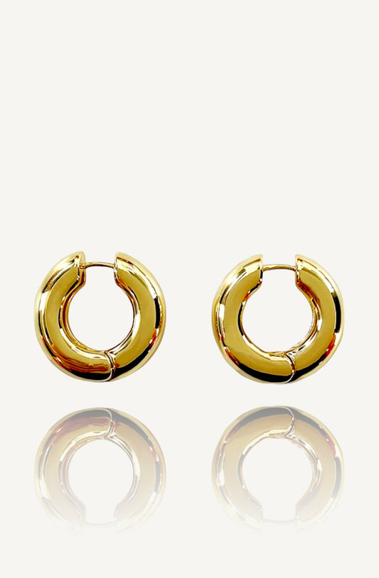 Rhea Hoop earrings / Gold