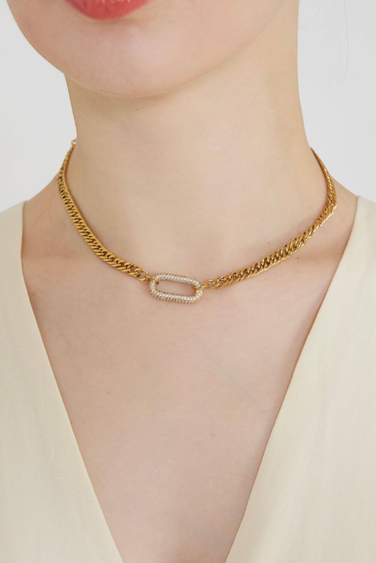 Margot Cuban Chain Necklace