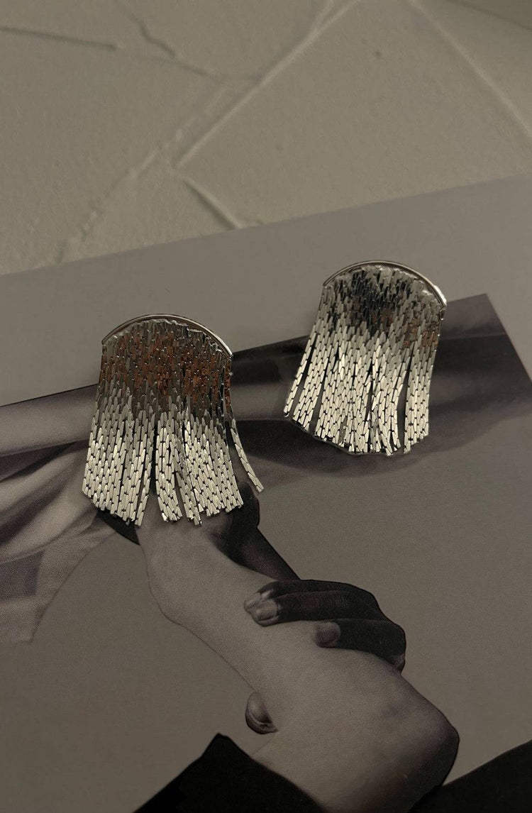 Hailey Drop Earrings / Silver