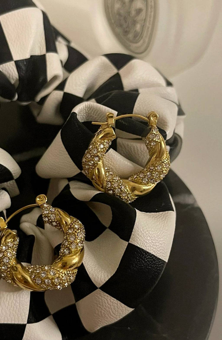 Lucia Twisted Earrings / Gold