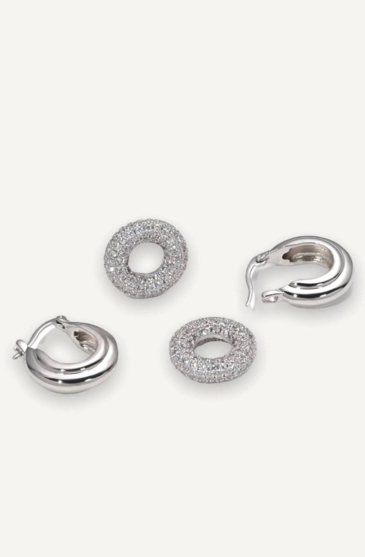 Aria Hoops / Silver