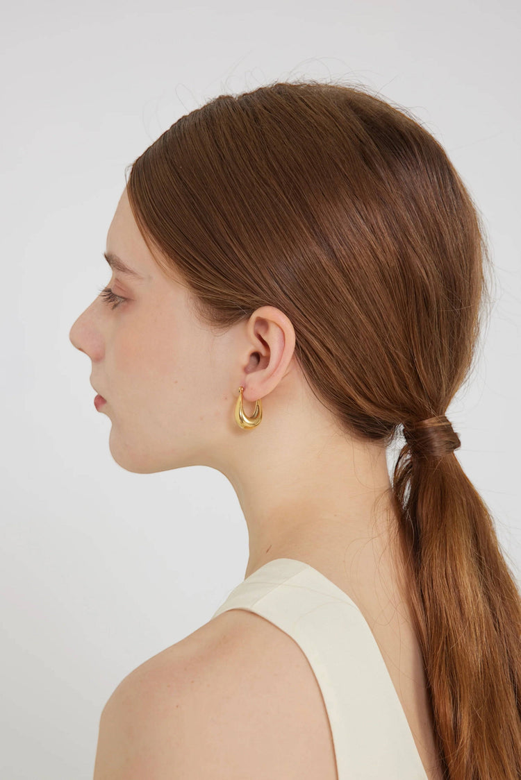Small Oval Hoops