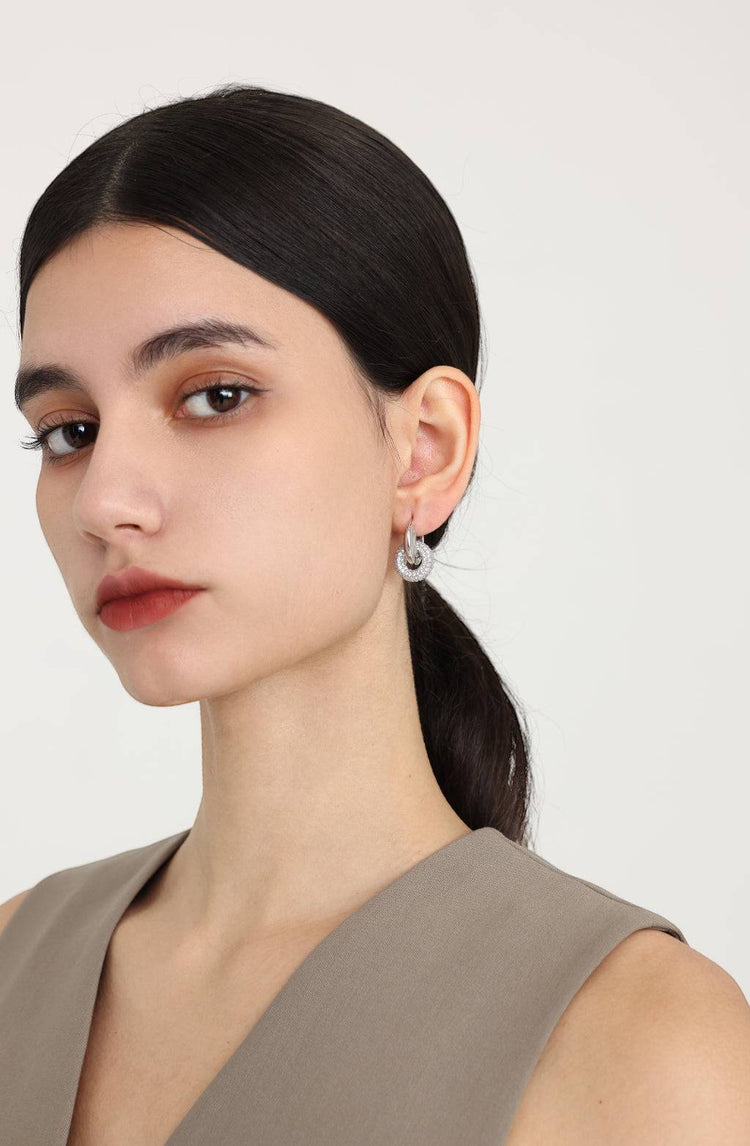 Aria Hoops / Silver