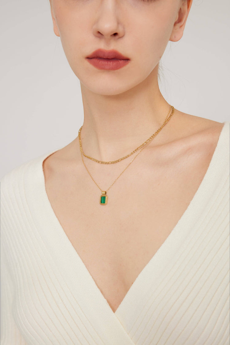 Zella Double chain necklace