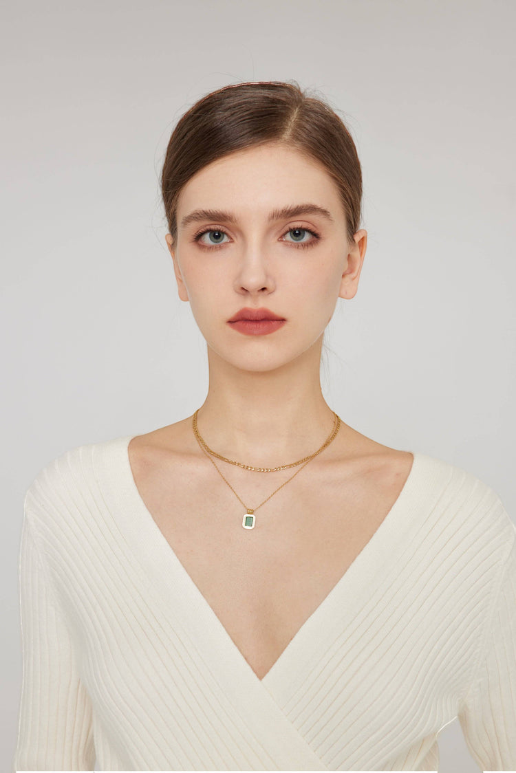 Zella Double chain necklace