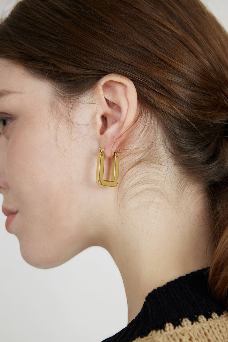 Square Hoop Earrings