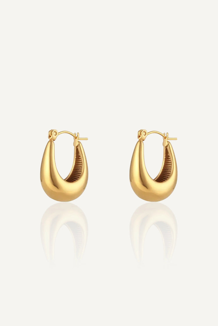 Small Oval Hoops