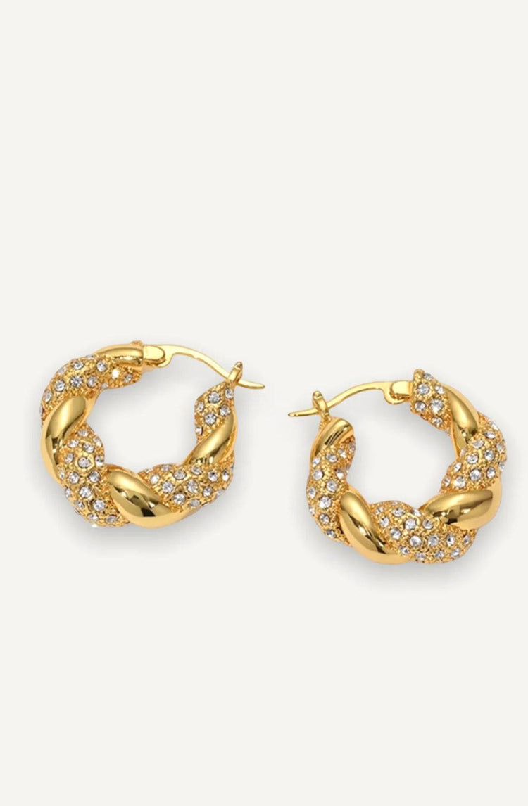 Lucia Twisted Earrings / Gold
