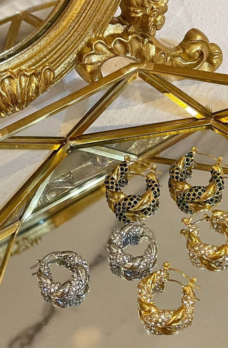 Lucia Twisted Earrings / Gold