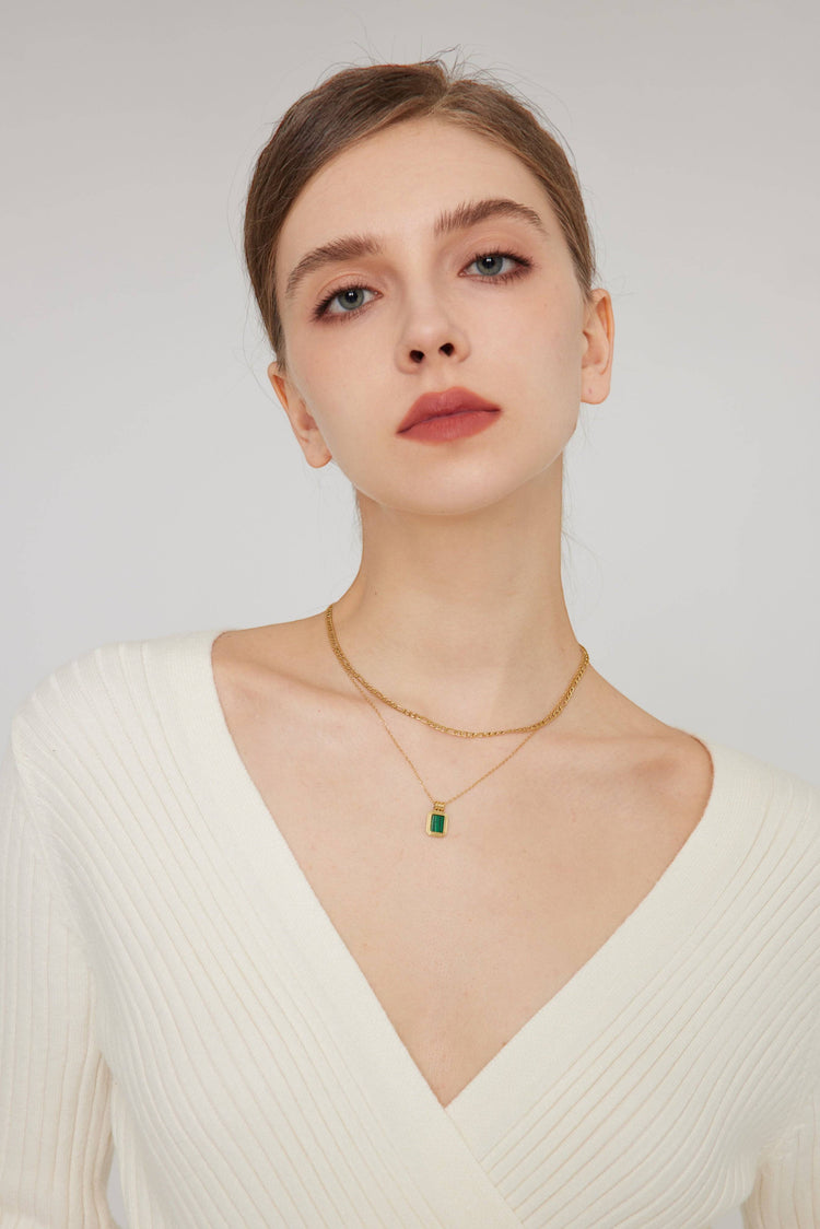 Zella Double chain necklace