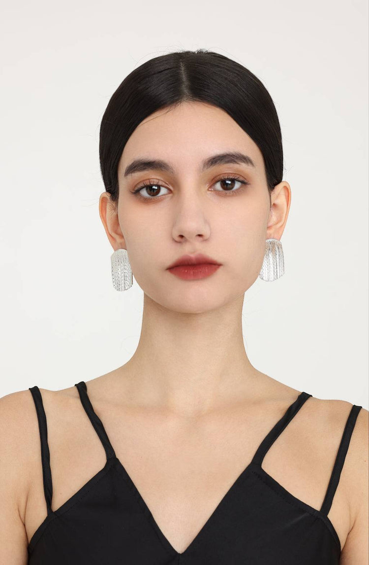 Hailey Drop Earrings / Silver