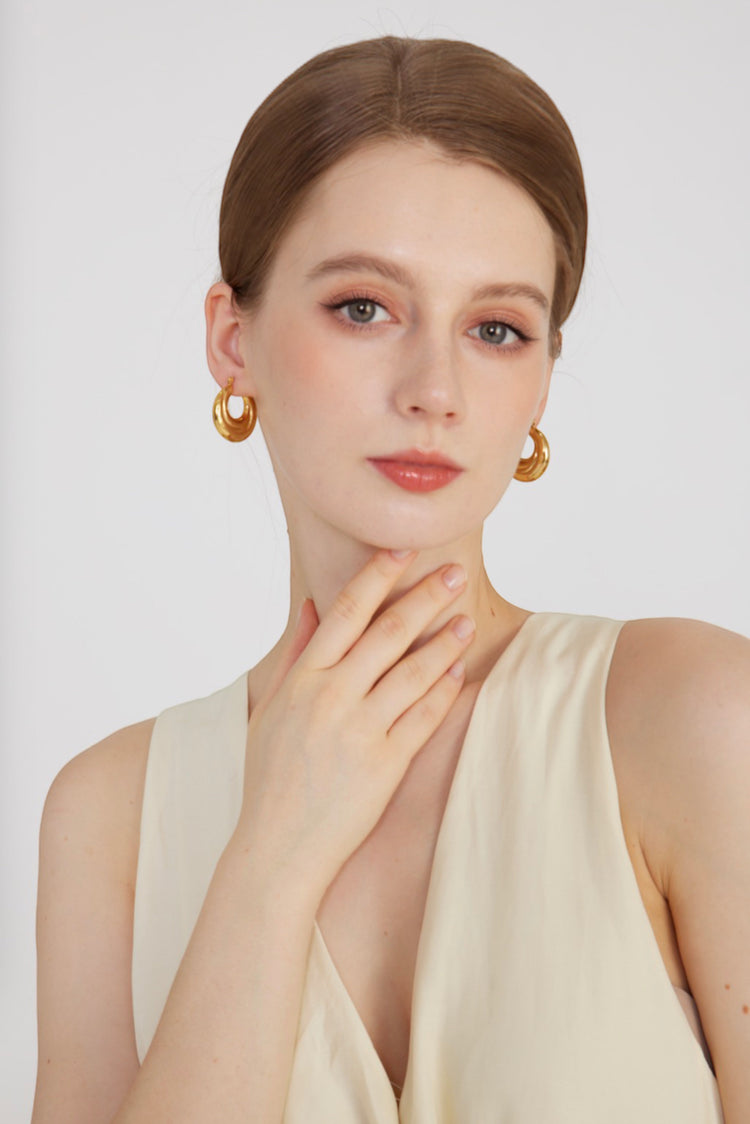 Charlotte Hoop Earrings