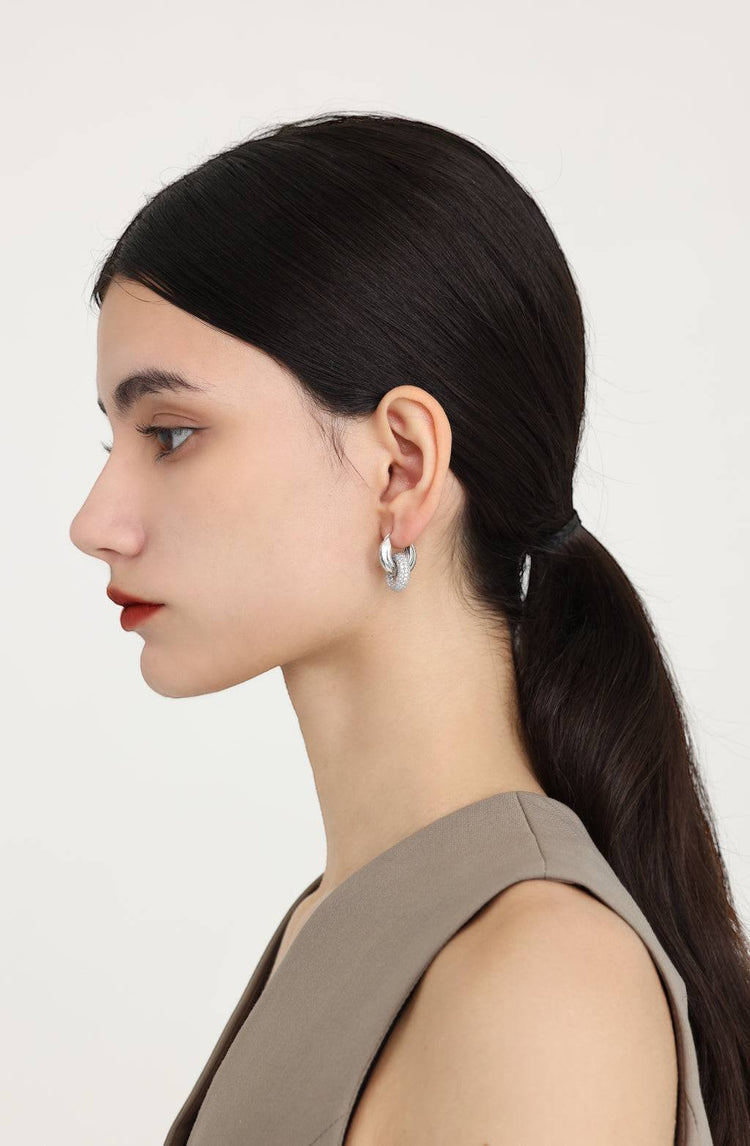 Aria Hoops / Silver