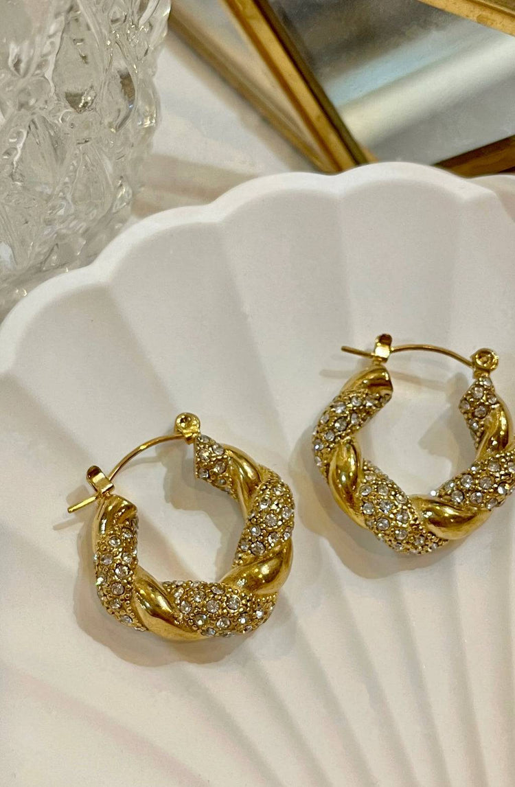 Lucia Twisted Earrings / Gold