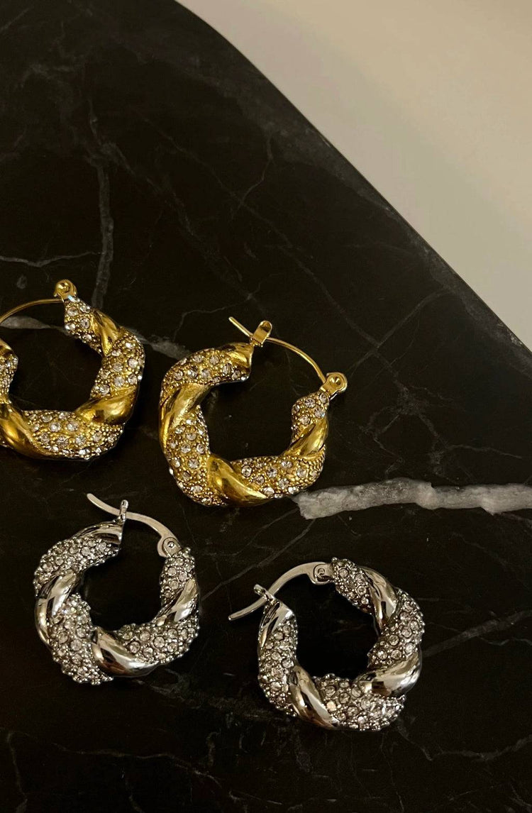 Lucia Twisted Earrings / Gold