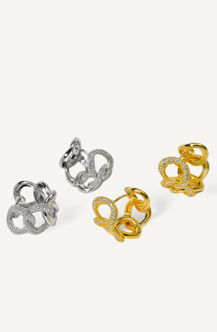 Verlina Hoop Earrings / Silver