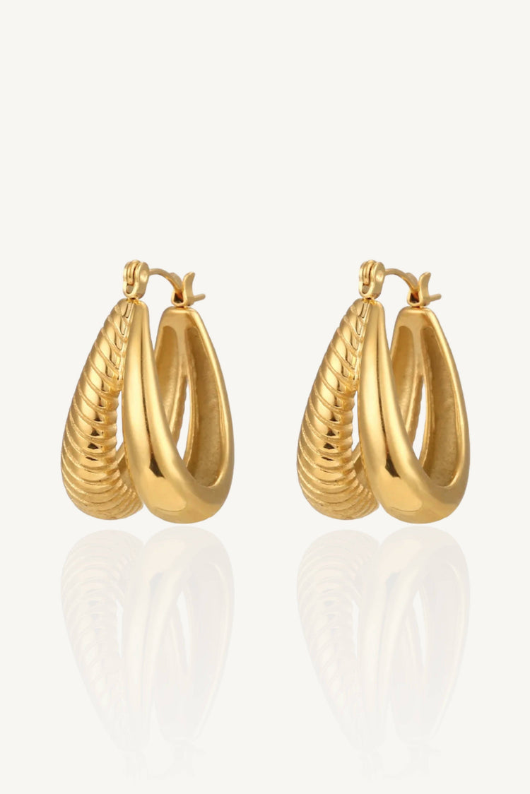 Chunky Oval Hoops