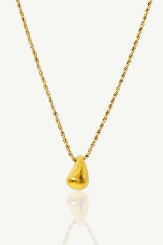 Waterdrop twisted chain Necklace