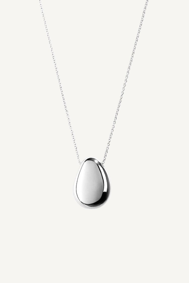 Deia Long Necklace / Silver