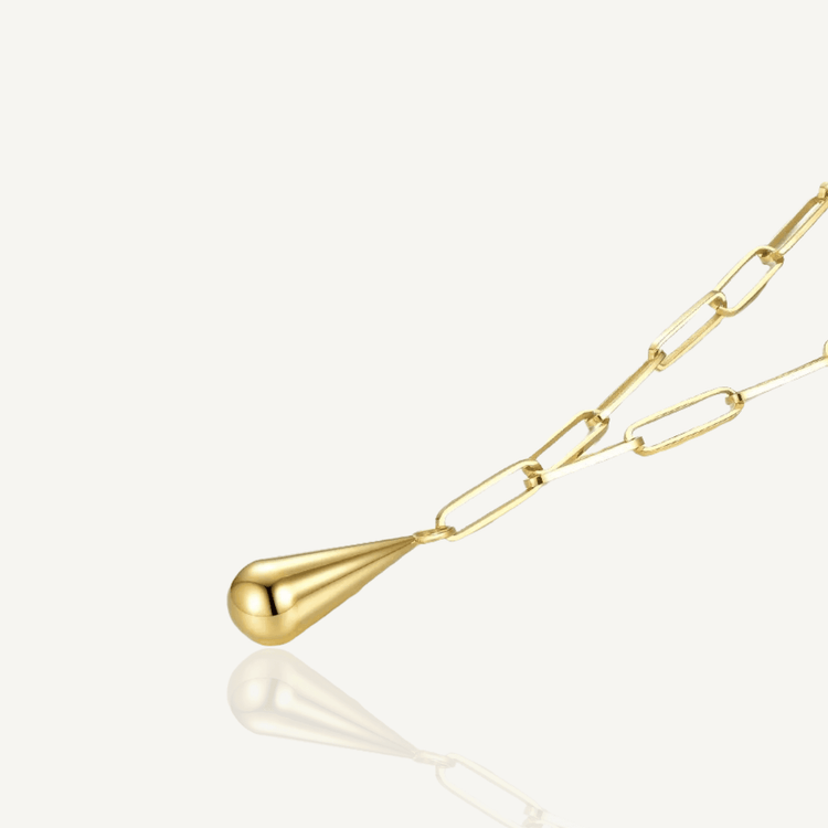Waterdrop Necklace Gold