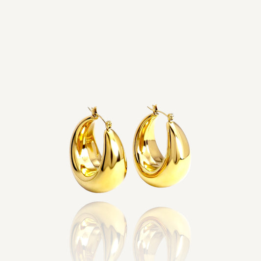 Esmee Gold Hoop Earrings