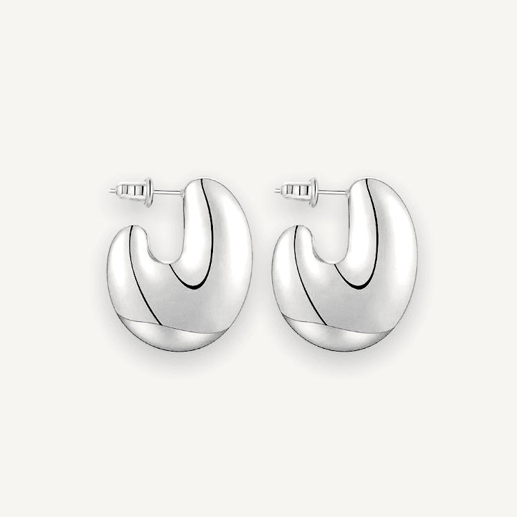 GLENDA earrings / Silver