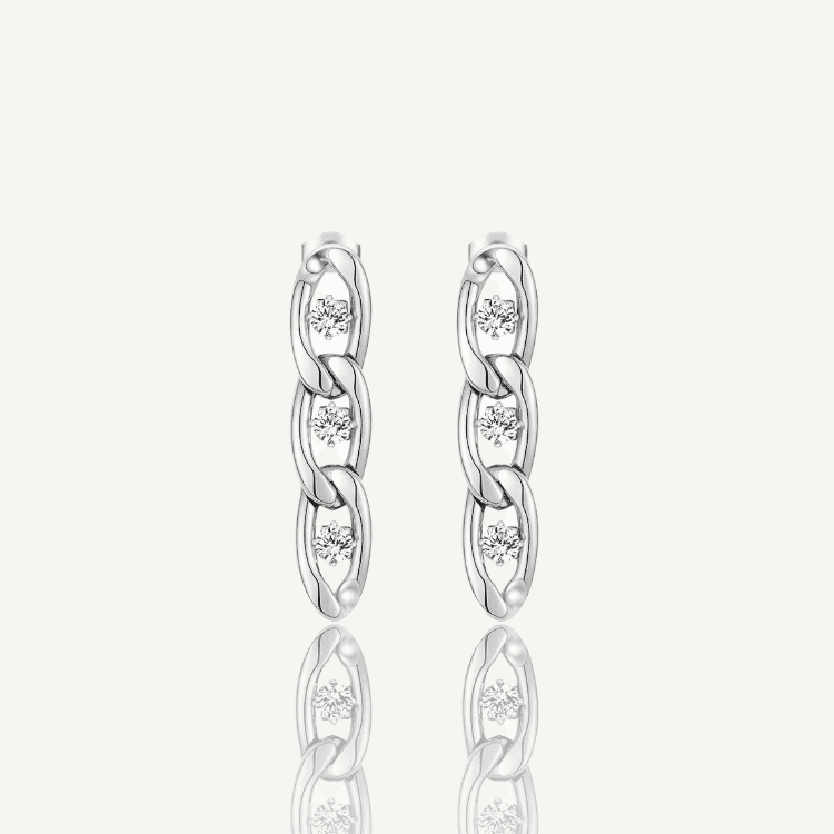 Hadley earrings / silver