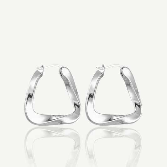 Felix hoop earrings / Silver