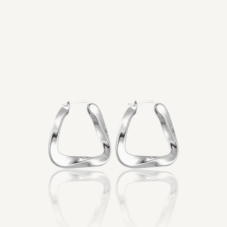 Felix hoop earrings / Silver