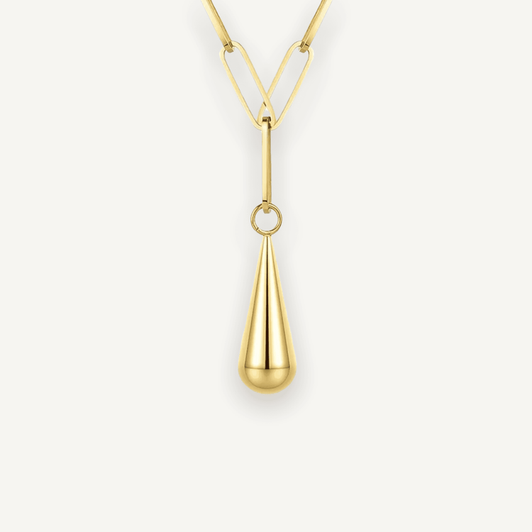 Waterdrop Necklace Gold