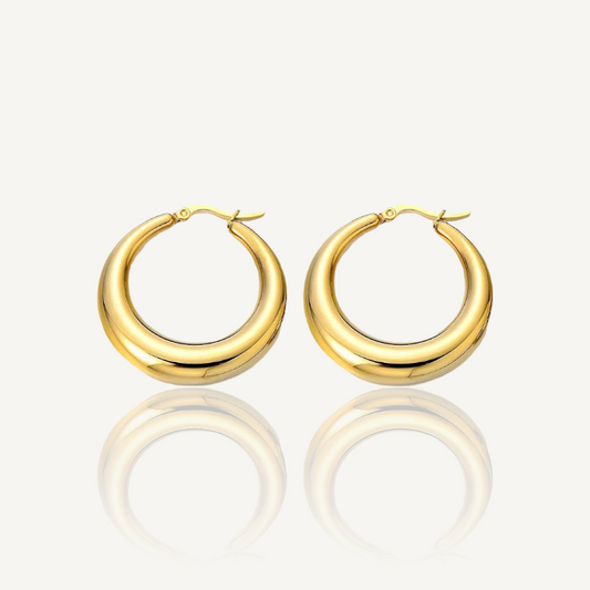 Nara hoop earrings / gold