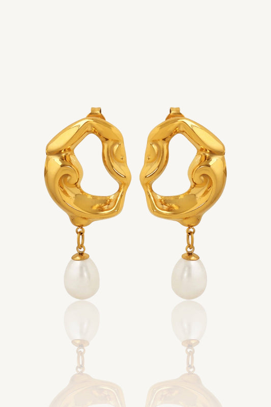 Statement Pearl Drop Earrings