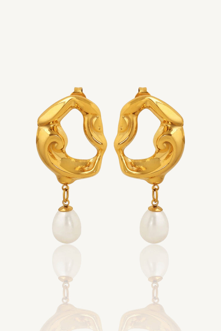 Statement Pearl Drop Earrings