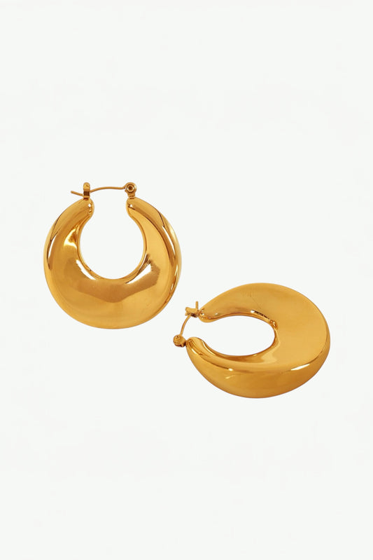 Aurora hoop earrings